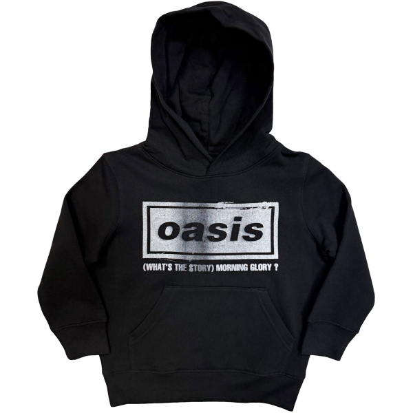 Oasis - What's The Story Distress Logo Boys Bl Hoodie in the group MERCH / Clothing / Kids' clothing at Bengans Skivbutik AB (5685466r)