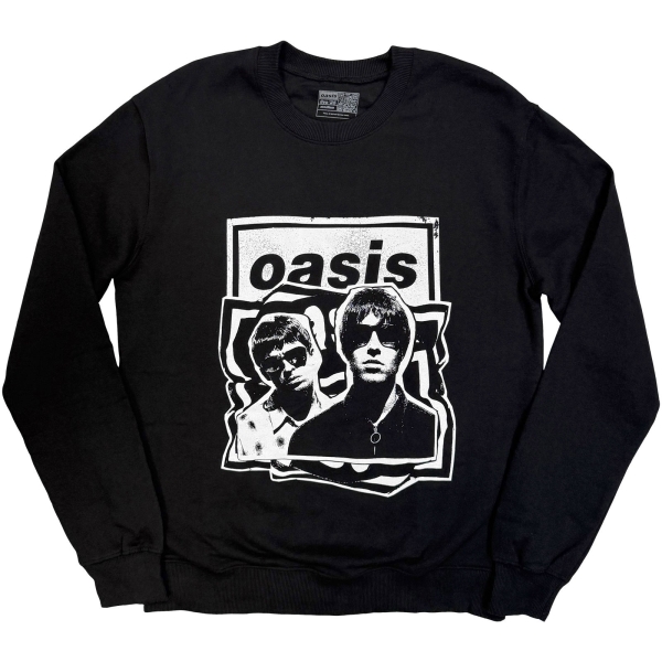 Oasis - Paper Cut Out Photo Uni Bl Sweatshirt in the group MERCH / Clothing / Sweatshirts at Bengans Skivbutik AB (5685482r)
