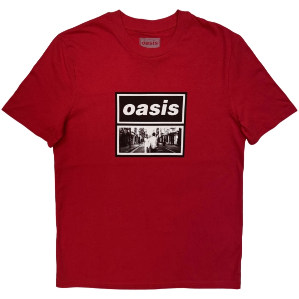 Oasis - What's The Story Clipped Lady Red T-Shirt in the group MERCH / Clothing / Kids' clothing at Bengans Skivbutik AB (5685490r)