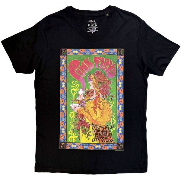 Pink Floyd - Marquee Poster 66 Uni Bl T-Shirt in the group MERCH / Clothing / T-shirts at Bengans Skivbutik AB (5685506r)