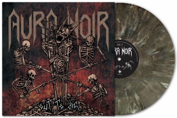 Aura Noir - Out To Die (Marbled Vinyl Lp) in the group VINYL / Upcoming releases / Hårdrock at Bengans Skivbutik AB (5685584)