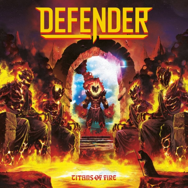 Defender - Titans Of Fire in the group VINYL / Upcoming releases / Hårdrock at Bengans Skivbutik AB (5685821)