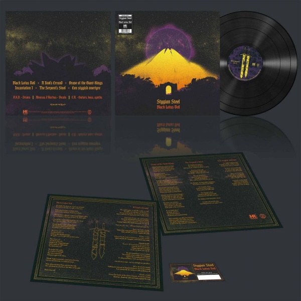 Stygian Steel - Black Lotus Veil (Black Vinyl Lp) in the group VINYL / Upcoming releases / Hårdrock at Bengans Skivbutik AB (5685826)