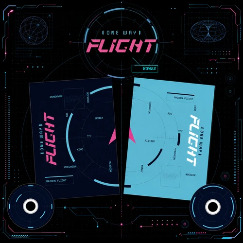 W3Way - One Way Flight (Random Ver.) in the group CD / Upcoming releases / K-Pop at Bengans Skivbutik AB (5685871)