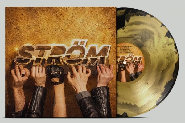 Ström - Mer Ström Åt Folket (Black / Gold S in the group VINYL / Upcoming releases / Hårdrock at Bengans Skivbutik AB (5685903)