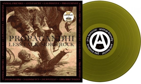 Propagandhi - Less Talk, More Rock (Olive Green V in the group VINYL / Pop-Rock at Bengans Skivbutik AB (5686028)