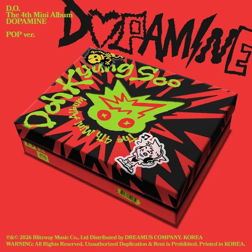 D.O. (Exo) - Dopamine (Pop Ver.) in the group CD / Upcoming releases / K-Pop at Bengans Skivbutik AB (5686141)