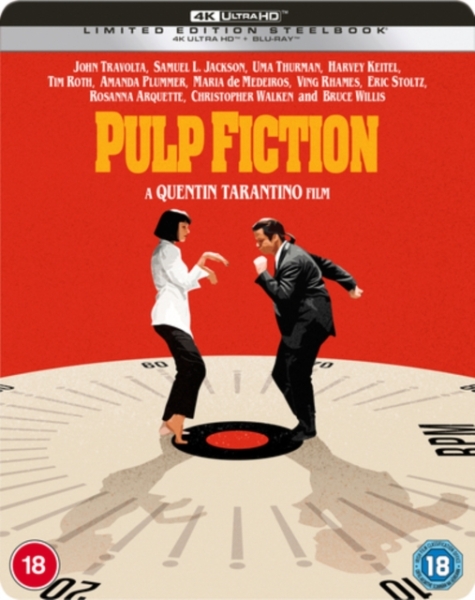 Movie - Pulp Fiction (Limited Edition Steelbook) in the group Movies / Film UHD-4K / Drama at Bengans Skivbutik AB (5686169)