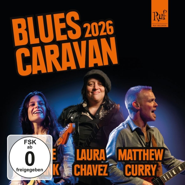 Elise Frank Laura Chavez & Matthew - Blues Caravan 2026 (Cd + Dvd) in the group CD / Blues at Bengans Skivbutik AB (5686270)