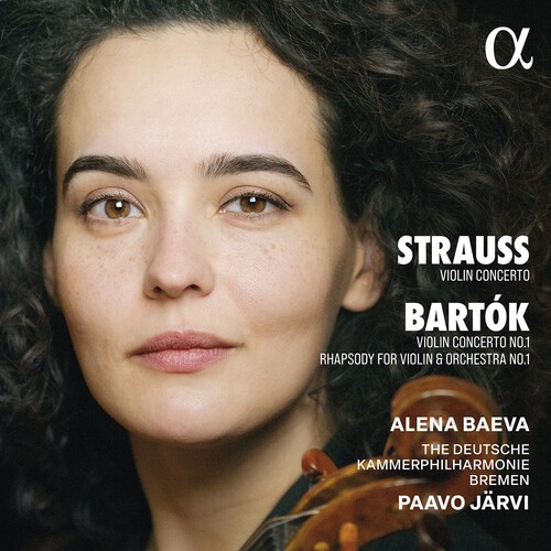 Alena Baeva Deutsche Kammerphilhar - Strauss & Bartok: Violin Concertos in the group CD / Klassiskt at Bengans Skivbutik AB (5686353)