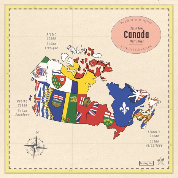 Map Of Canada Puzzle Series - Box Set in the group VINYL / Upcoming releases / Pop-Rock at Bengans Skivbutik AB (5686780)