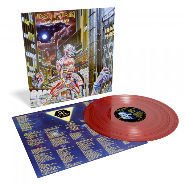 Iron Maiden - Somewhere In Time (40Th Anniversary Ltd Oxblood Color Vinyl) in the group VINYL / Upcoming releases / Hårdrock at Bengans Skivbutik AB (5687174)