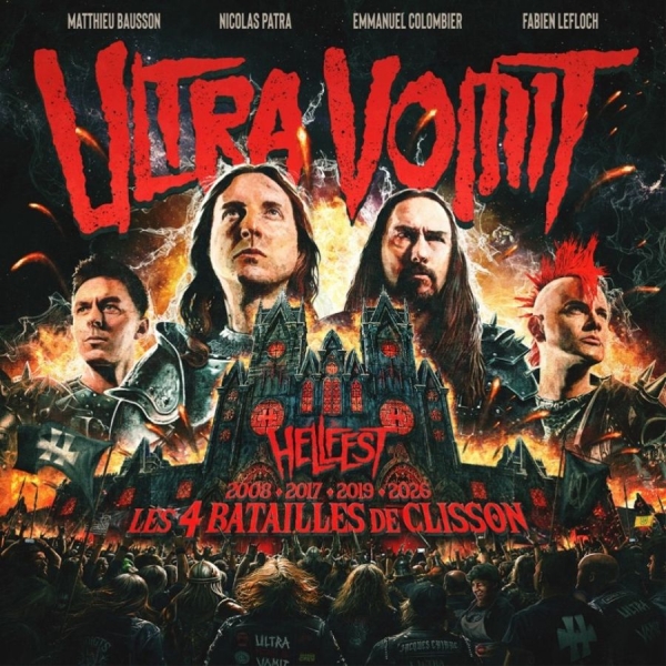 Ultra Vomit - Hellfest: Les Quatre Batailles De C in the group CD / Upcoming releases / Hårdrock at Bengans Skivbutik AB (5687418)