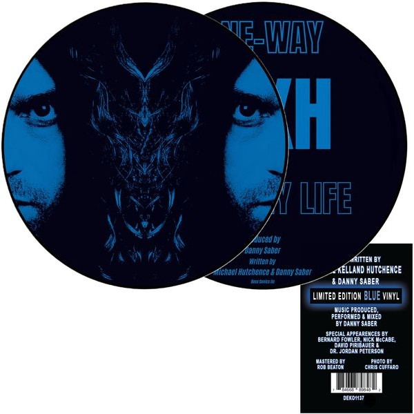 Michael Hutchence - One Way / Save My Life (Blue Vinyl) in the group VINYL / Pop-Rock at Bengans Skivbutik AB (5688613)