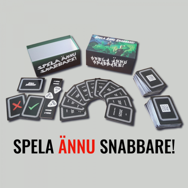 Spela Snabbare - Spela Ännu Snabbare! in the group MERCH at Bengans Skivbutik AB (5689861)