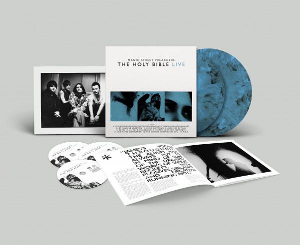 Manic Street Preachers - Holy Bible Live (Boxset Blue Marble 2Lp, 2Cd, Bd) in the group VINYL / Upcoming releases / Pop-Rock at Bengans Skivbutik AB (5689878)