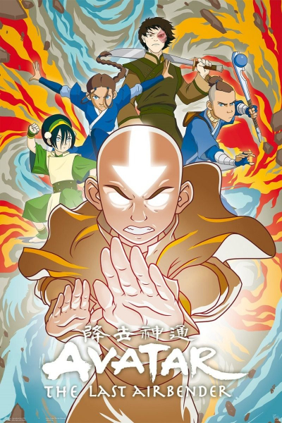 Movie Poster - Avatar Last Airbender - Elements 91,5 X 61 Cm in the group MERCHANDISE / Poster / at Bengans Skivbutik AB (5690076)