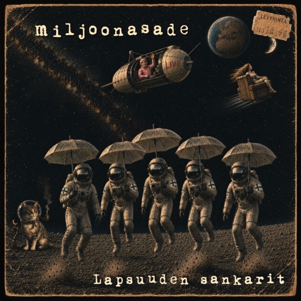 Miljoonasade - Lapsuuden Sankarit in the group VINYL / Upcoming releases / Pop-Rock at Bengans Skivbutik AB (5690582)