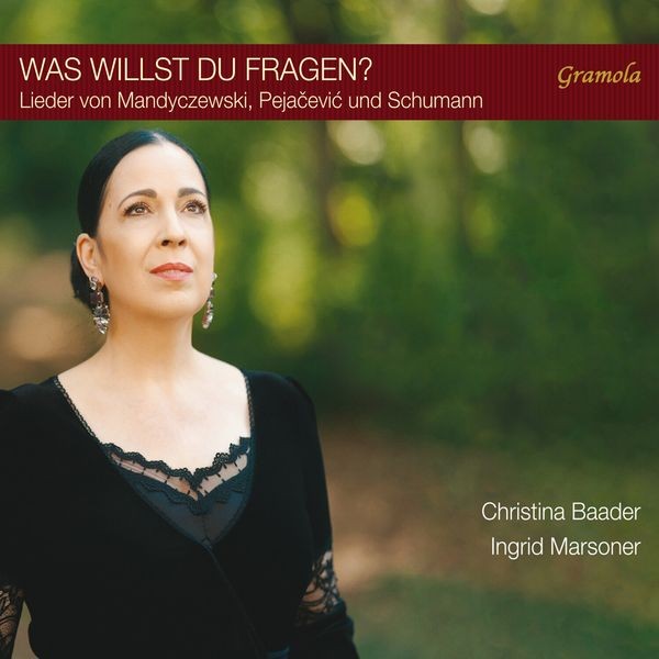 Christina Baader Ingrid Marsoner - Was Willst Du Fragen? - Lieder in the group CD / Klassiskt at Bengans Skivbutik AB (5690720)