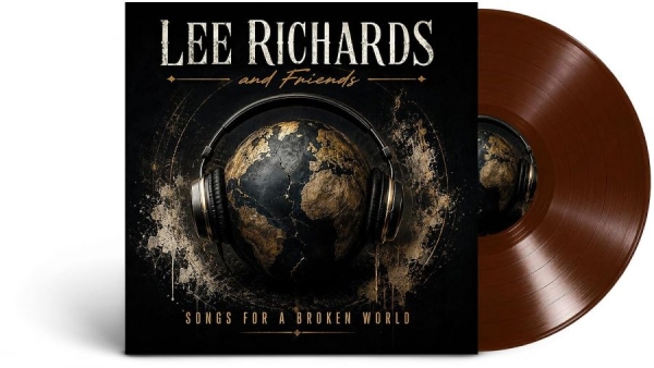 Richards Lee & Friends - Songs For A Broken World (Brown Vin in the group VINYL / Upcoming releases / Hårdrock at Bengans Skivbutik AB (5690761)