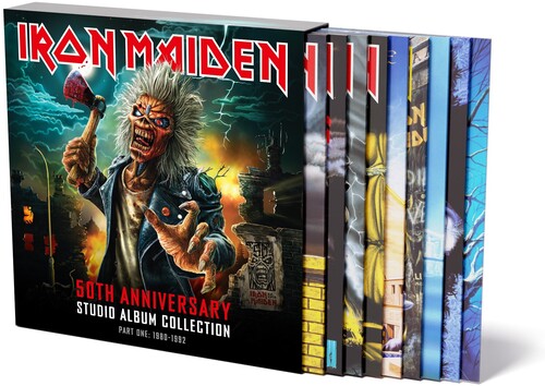 Iron Maiden - 50Th Anniversary Studio Album Collection Pt 1: 1980-1992 in the group VINYL / Upcoming releases / Hårdrock at Bengans Skivbutik AB (5690821)