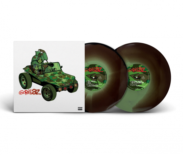 Gorillaz - Gorillaz (Ltd 2Lp Camouflage Green, Brown And Black) in the group VINYL / Upcoming releases / Pop-Rock at Bengans Skivbutik AB (5691023)