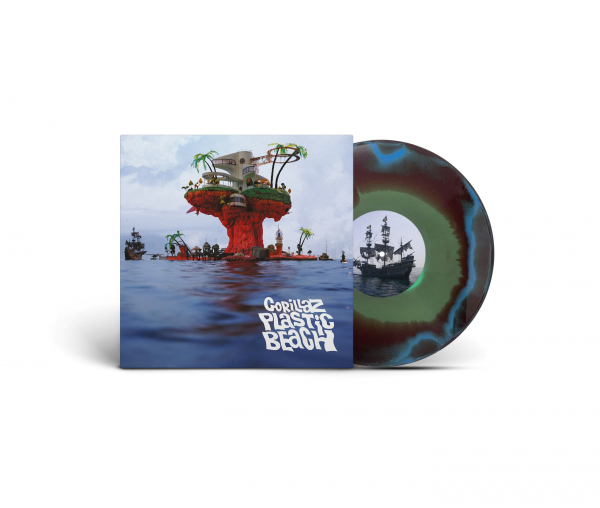 Gorillaz - Plastic Beach (Ltd Blue, Green And Orange, Half-Speed Mastered Vinyl) in the group VINYL / Upcoming releases / Pop-Rock at Bengans Skivbutik AB (5691025)