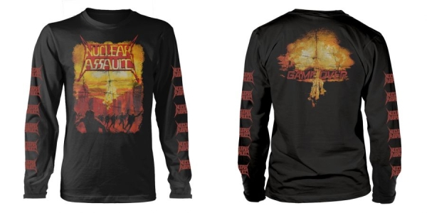 Nuclear Assault - L/S Game Over (M) in the group MERCHANDISE / T-shirt / Kommande / Hårdrock at Bengans Skivbutik AB (5691188)