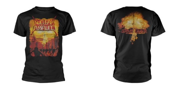 Nuclear Assault - T/S Game Over (S) in the group MERCHANDISE / T-shirt / Kommande / Hårdrock at Bengans Skivbutik AB (5691194)