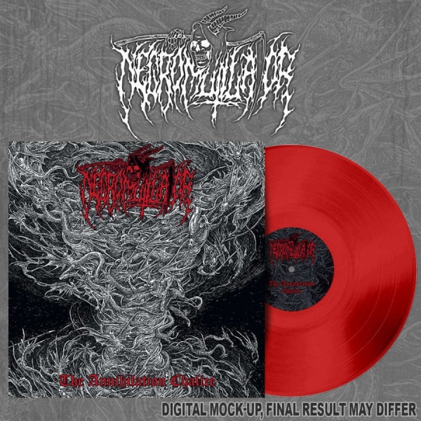 Necromutilator - Annihilation Chalice The (Red Vinyl in the group VINYL / Upcoming releases / Hårdrock at Bengans Skivbutik AB (5691327)