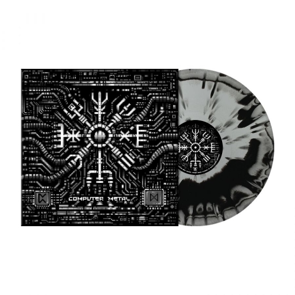 Master Boot Record - Computer Metal (Grey/Black Vinyl Lp in the group VINYL / Upcoming releases / Pop-Rock at Bengans Skivbutik AB (5691336)