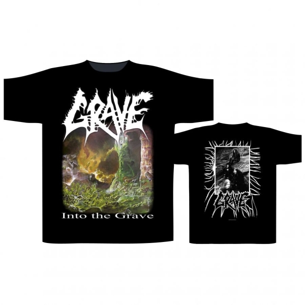 Grave - T/S Into The Grave (L) in the group MERCHANDISE / T-shirt / Kommande / Hårdrock at Bengans Skivbutik AB (5691375)
