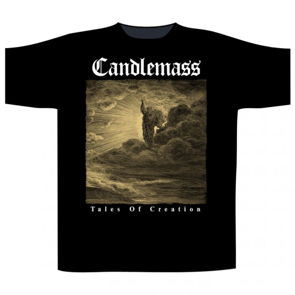 Candlemass - T/S Tales Of Creation (S) in the group MERCHANDISE / T-shirt / Kommande / Hårdrock at Bengans Skivbutik AB (5691387)