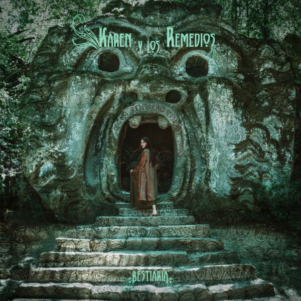 Karen Y Los Remedios - Bestiaria (Iridescent Green Vinyl) in the group VINYL / Upcoming releases / World Music at Bengans Skivbutik AB (5691904)