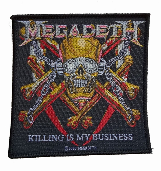 Megadeth - Patch Killing Is My Business (10,1 in the group MERCHANDISE / Accessoarer / Kommande / Hårdrock at Bengans Skivbutik AB (5691972)