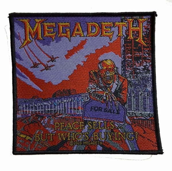 Megadeth - Patch Peace Sells...But Who's (9,8 in the group MERCHANDISE / Accessoarer / Kommande / Hårdrock at Bengans Skivbutik AB (5691974)