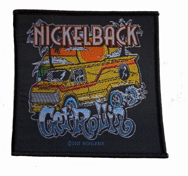 Nickelback - Patch Get Rollin' (9,6 Cm X 9,9) in the group MERCHANDISE / Accessoarer / Kommande / Hårdrock at Bengans Skivbutik AB (5691979)
