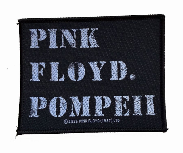 Pink Floyd - Patch Stencil Logo (7,9 Cm X 10 Cm) in the group MERCHANDISE / Accessoarer / Kommande / Pop-Rock at Bengans Skivbutik AB (5691980)