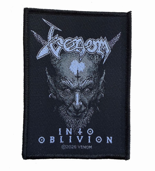 Venom - Patch Into Oblivion (10 Cm X 7,2) in the group MERCHANDISE / Accessoarer / Kommande / Hårdrock at Bengans Skivbutik AB (5691992)