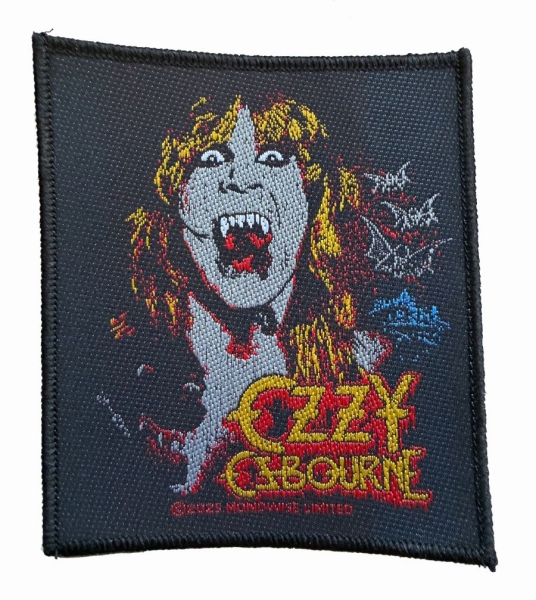 Ozzy Osbourne - Patch Fangs (10 Cm X 8,7) in the group MERCHANDISE / Accessoarer / Kommande / Hårdrock at Bengans Skivbutik AB (5691994)