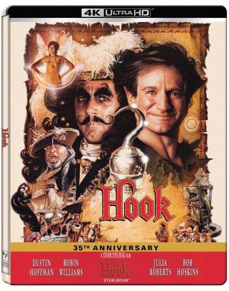 Movie - Hook (35Th Ltd Steelbook 2-Disc / 4K Uhd + Blu-Ray) in the group Movies / Film UHD-4K / / at Bengans Skivbutik AB (5692026)
