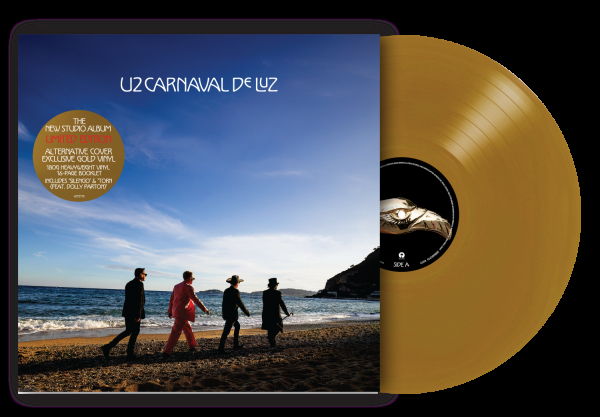 U2 - Carnaval De Luz (Retail Exclusive Gold Vinyl w Alternate Cover) in the group VINYL / Upcoming releases / Pop-Rock at Bengans Skivbutik AB (5692276)