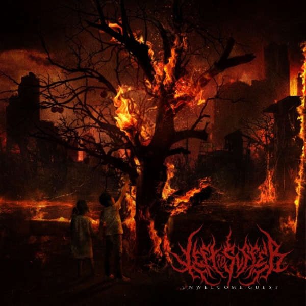 Left To Suffer - Unwelcome Guest (Orange Vinyl Lp) in the group VINYL / Upcoming releases / Hårdrock at Bengans Skivbutik AB (5692395)