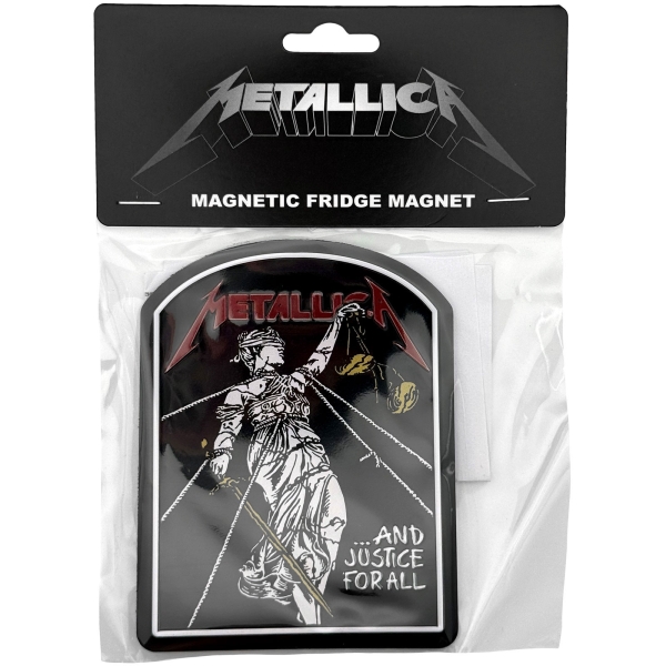 Metallica - And Justice For All Tombstone Magnet in the group MERCHANDISE / Magnet / / at Bengans Skivbutik AB (5692767)