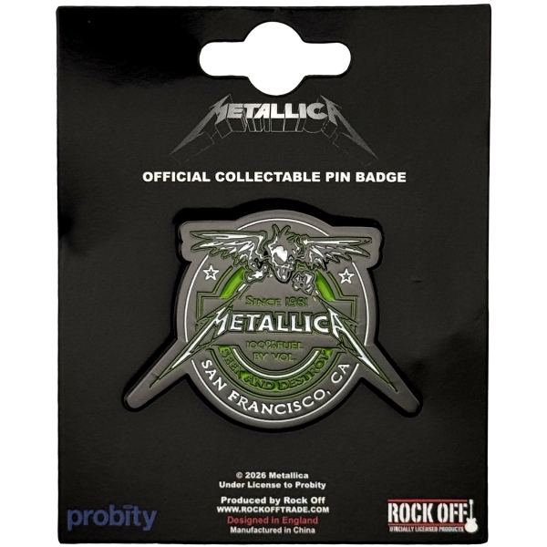 Metallica - Fuel Pin Badge in the group MERCHANDISE / Pin-Button Badge / / at Bengans Skivbutik AB (5692776)