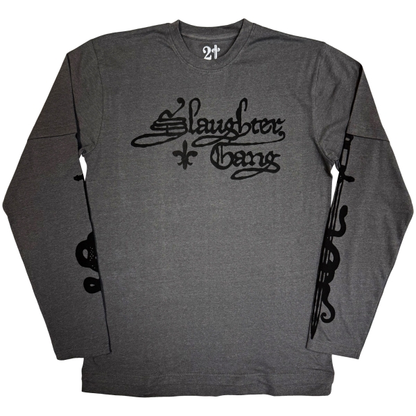 21 Savage - Slaughter Gang Uni Char Layered Longsleeve in the group MERCHANDISE / T-shirt / Nyheter / Hip Hop-Rap at Bengans Skivbutik AB (5692966r)