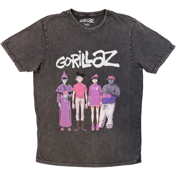 Gorillaz - Cracker Island Standing Stone Wash Uni Char T-Shirt in the group MERCHANDISE / T-shirt / Nyheter / Pop-Rock at Bengans Skivbutik AB (5692992r)