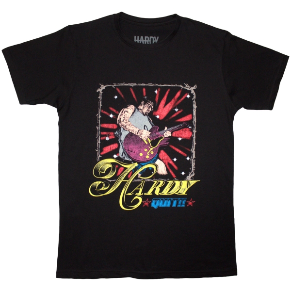 Hardy - Quit!! Guitar Uni Bl T-Shirt in the group MERCHANDISE / T-shirt / Nyheter / Country at Bengans Skivbutik AB (5692995r)