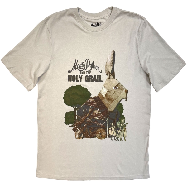 Monty Python - Trojan Rabbit Uni Grey T-Shirt in the group MERCHANDISE / T-shirt / Nyheter / Film-Musikal at Bengans Skivbutik AB (5693010r)