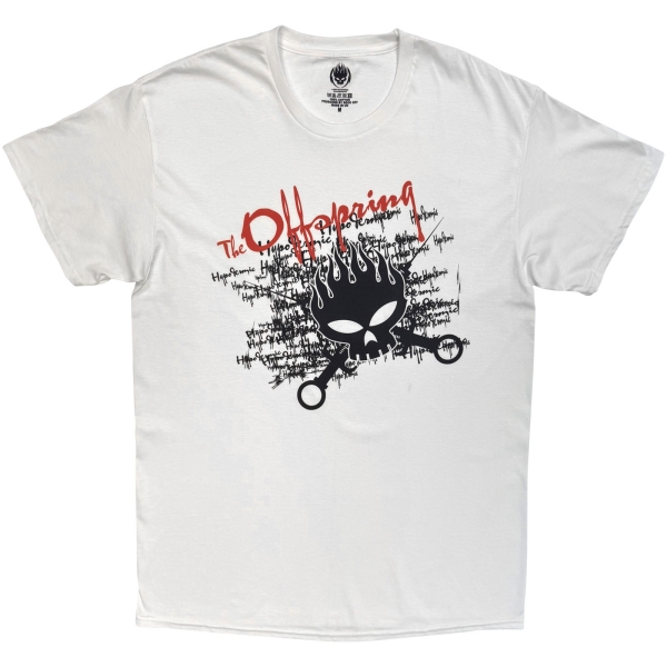 The Offspring - Hypodermic Uni Wht T-Shirt in the group MERCHANDISE / T-shirt / Nyheter / Punk at Bengans Skivbutik AB (5693015r)